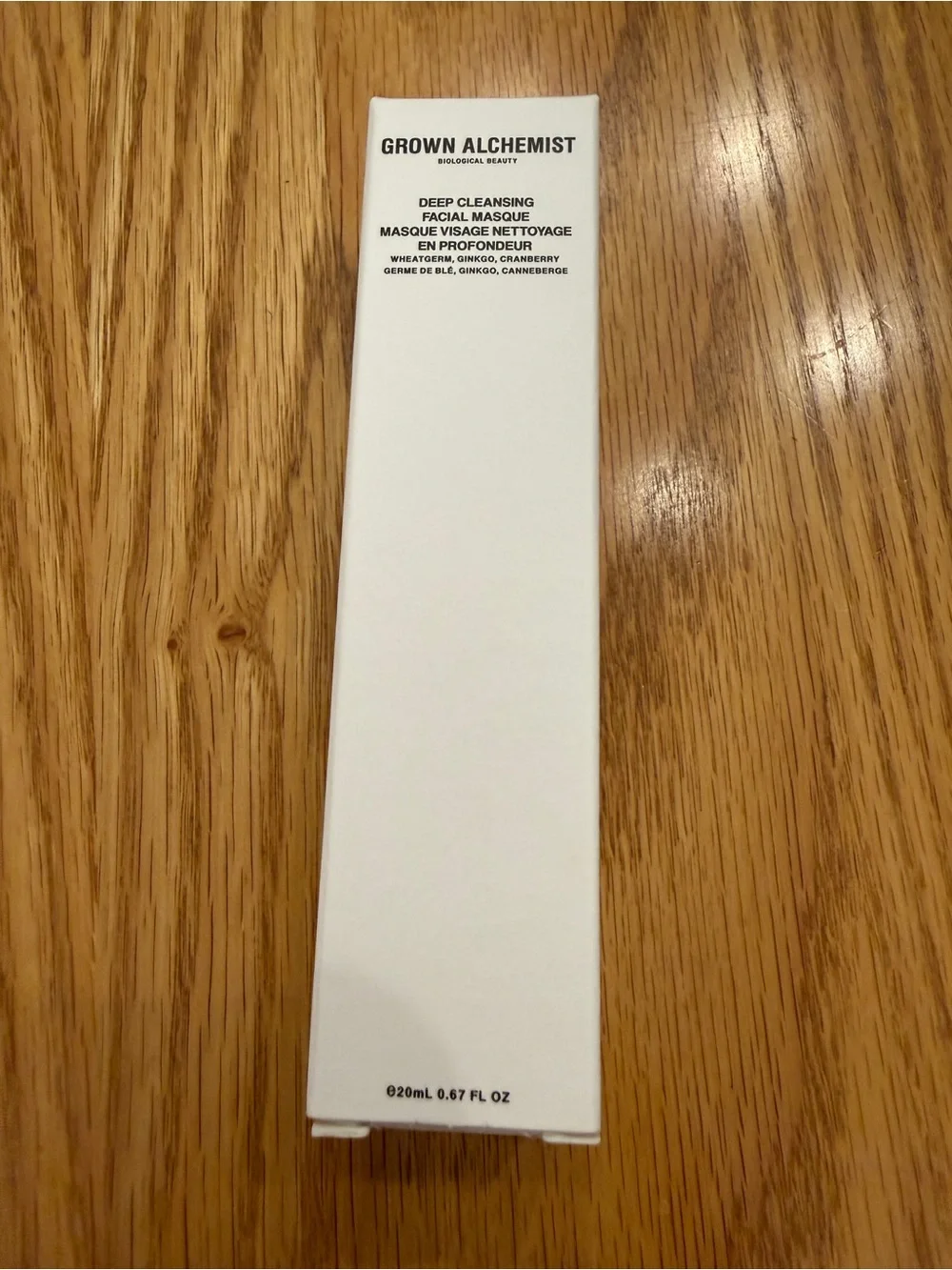 New Grown Alchemist Deep Cleansing Facial Masque Wheatgerm 75ml *Sealed*